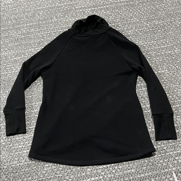 Shambhala | Black Turtleneck With Bottom Crossover - Picture 4 of 11
